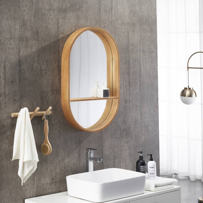 Home Bathroom Design Simple - الشمال نمط مرآة حمام الحديثة بسيطة