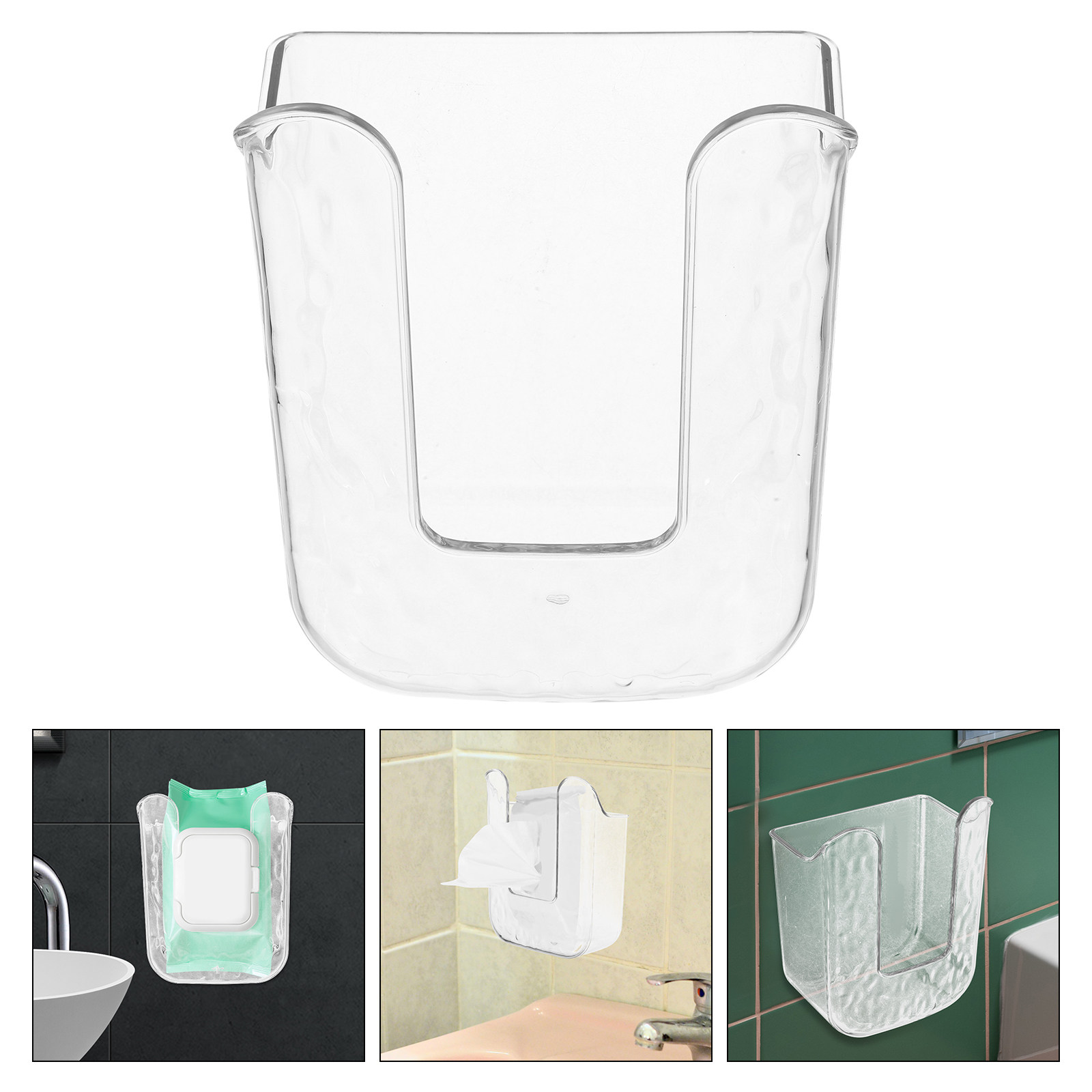 Home Bathroom Paper Towel Holder - رف حائط للحمام مع حامل مناديل