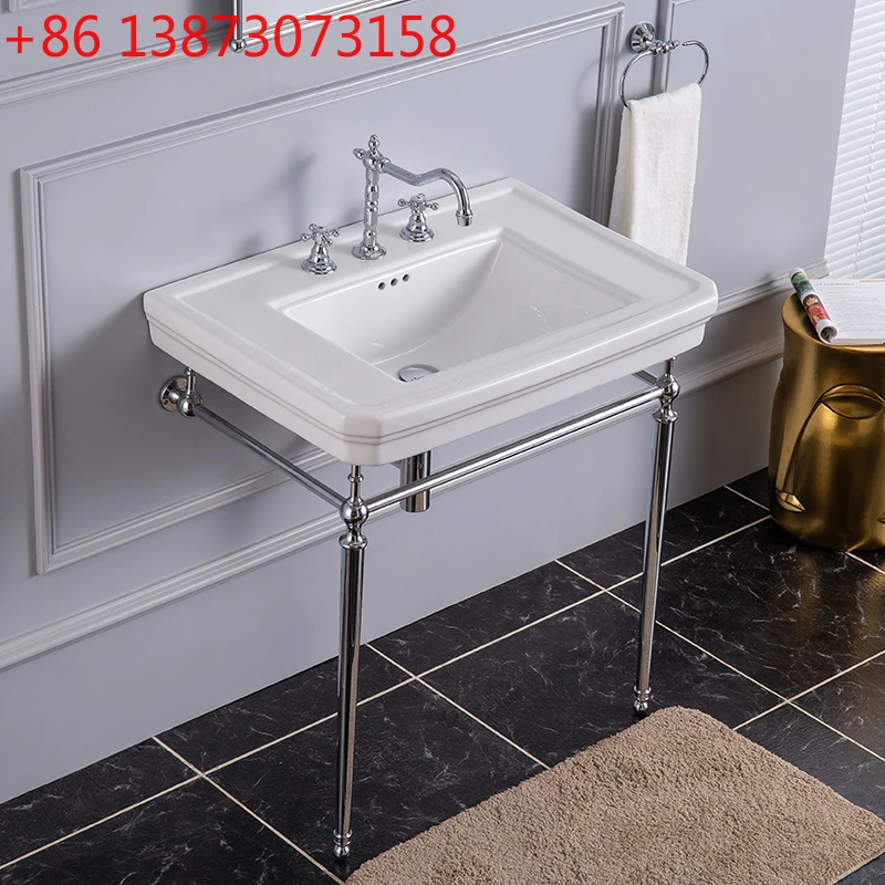 Home Bathroom Design Simple - حامل ثلاثي الفتحات للحوض بتصميم عصري