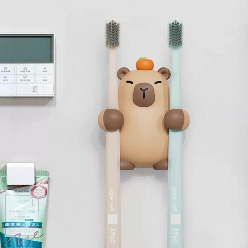 Home Essentials Bathroom Rack - رف فرشاة الأسنان الكرتونية الأساسية للحمام