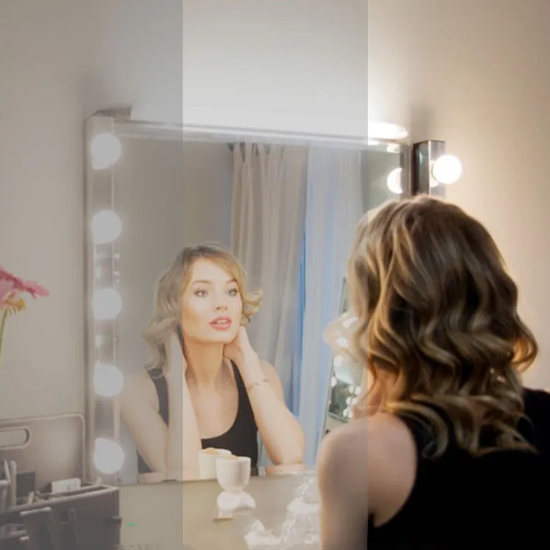 Home Bathroom Vanity - أضواء مرآة التجميل LED على طراز