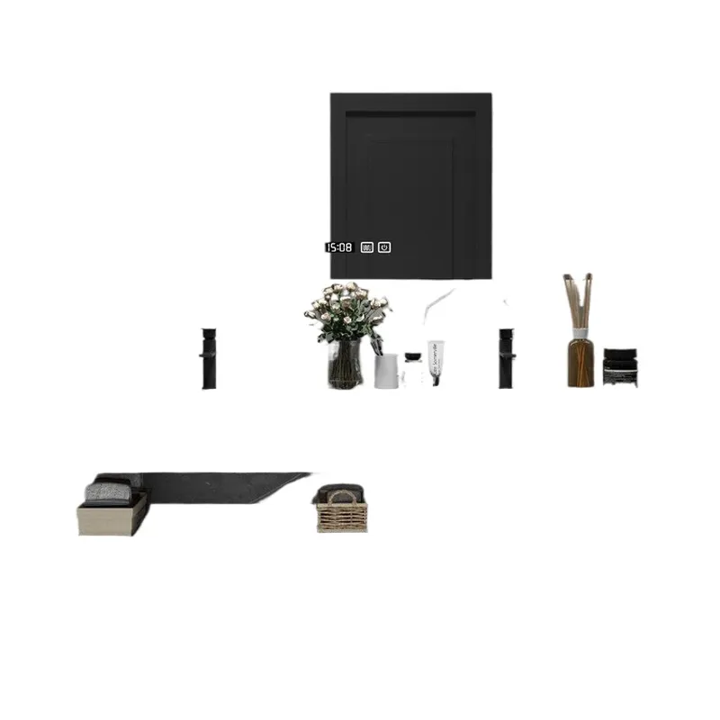 Home Bathroom Vanity Combo - خزانة حمام حديثة مزودة بحوض مزدوج