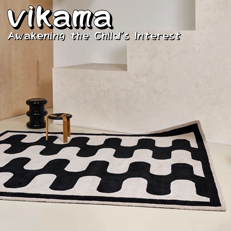 Home Bathroom Design Simple - سجادة نشاط VIKAMA بخطوط بسيطة من