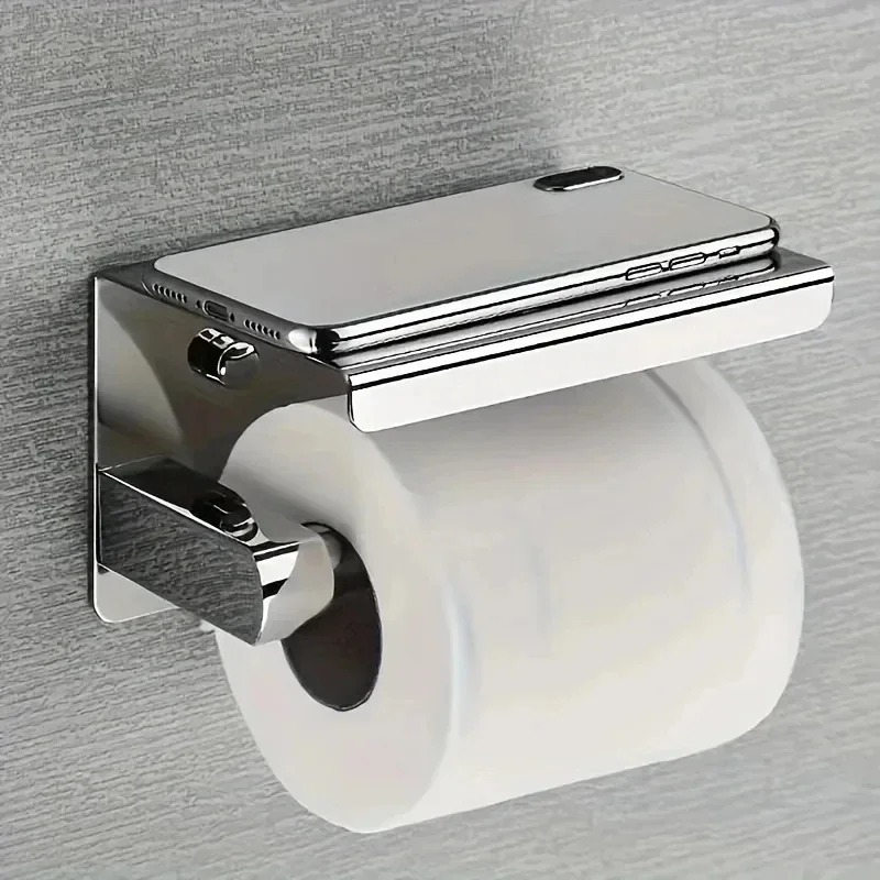 Home Bathroom Paper Towel Holder - حامل ورق الحمام من الفولاذ المقاوم