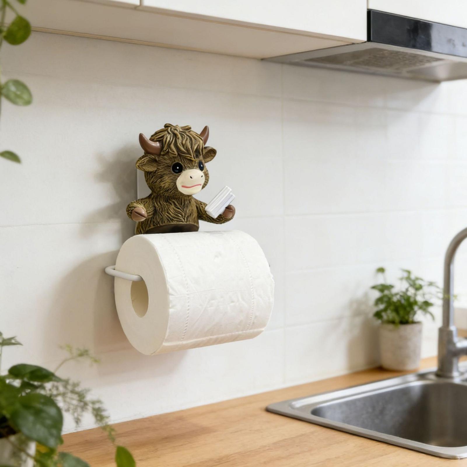 حامل ورق التواليت والمناديل ال - مراجعة Home Bathroom Paper Towel Holder وسعره