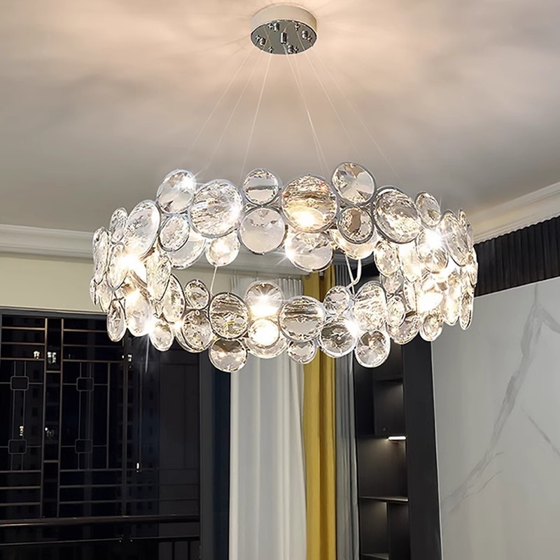 ثريا كريستال فاخرة حديثة لغرفة - مراجعة Home Bathroom Design Simple وسعره
