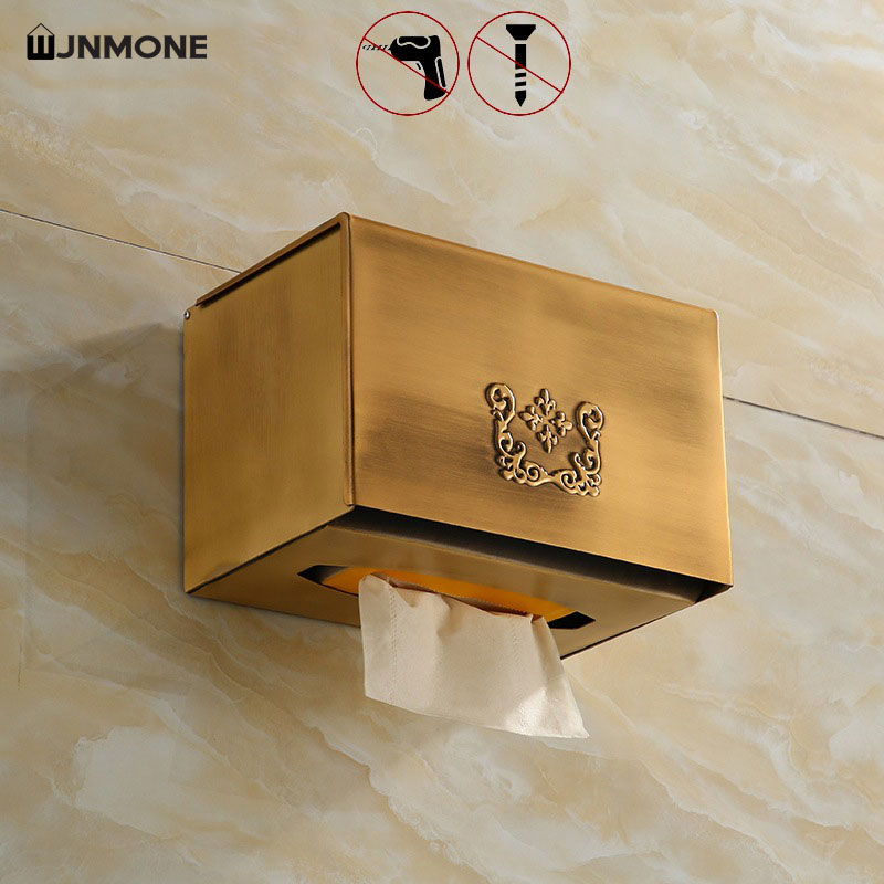 حامل الصندوق المناديل الحمام ا - مراجعة Home Bathroom Paper Towel Holder وسعره