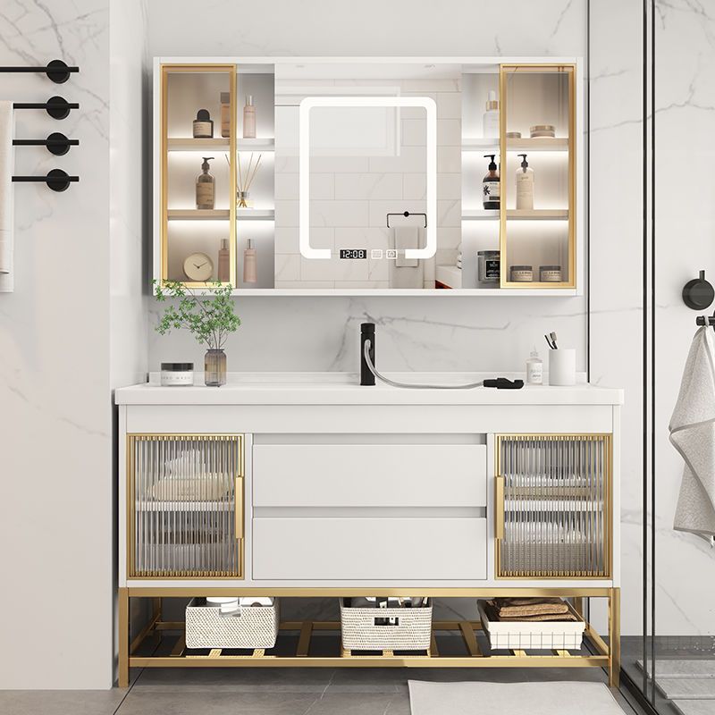 خزائن حمام مع حوض مدمج، تصميم  - مراجعة Home Bathroom Vanity Combo وسعره