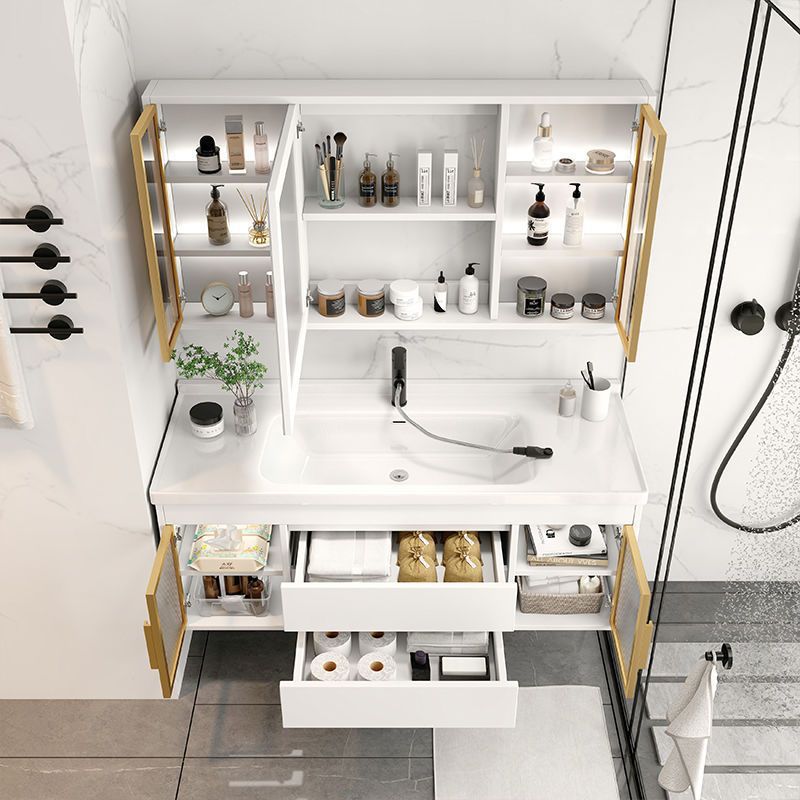 خزائن حمام مع حوض مدمج، تصميم  - مراجعة Home Bathroom Vanity Combo وسعره