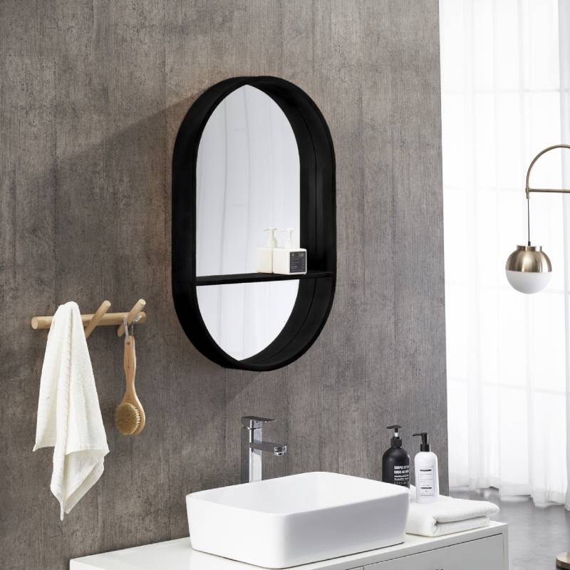 الشمال نمط مرآة حمام الحديثة ب - مراجعة Home Bathroom Design Simple وسعره