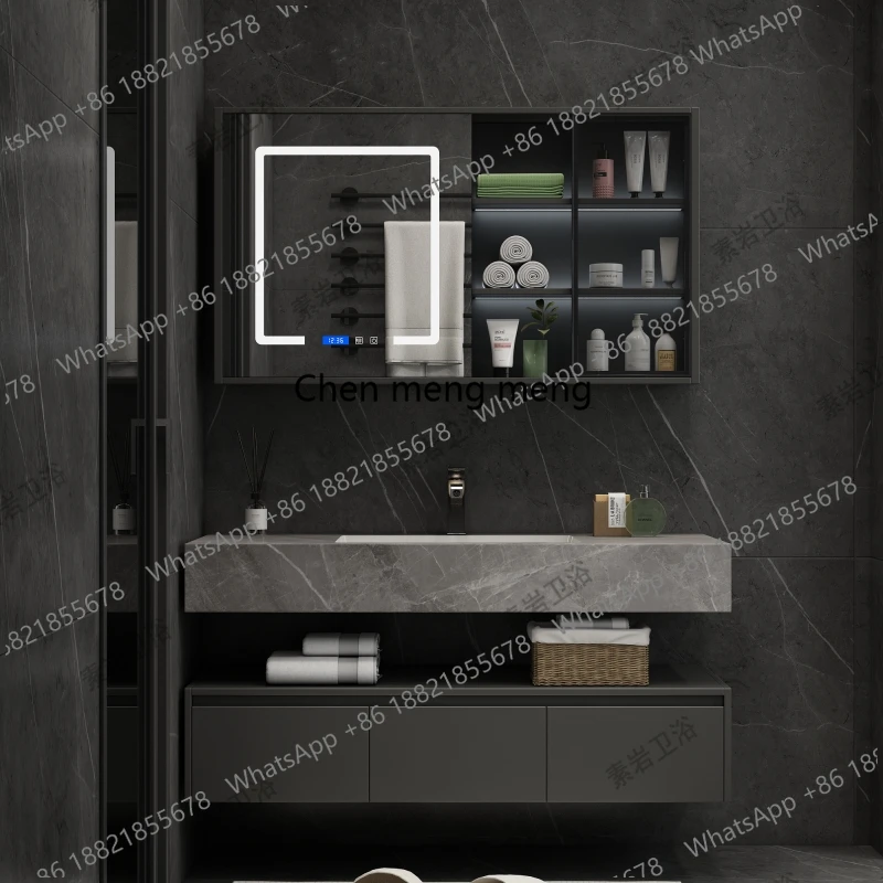 D80 خزانة حمام بيضاء للعناية ب - مراجعة Home Bathroom Vanity Combo وسعره