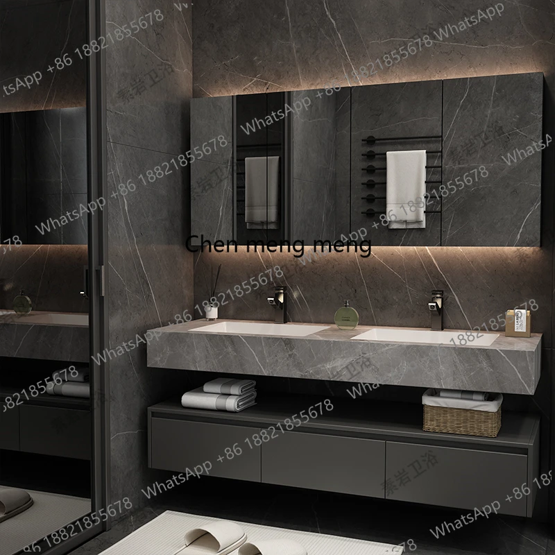 D80 خزانة حمام بيضاء للعناية ب - مراجعة Home Bathroom Vanity Combo وسعره