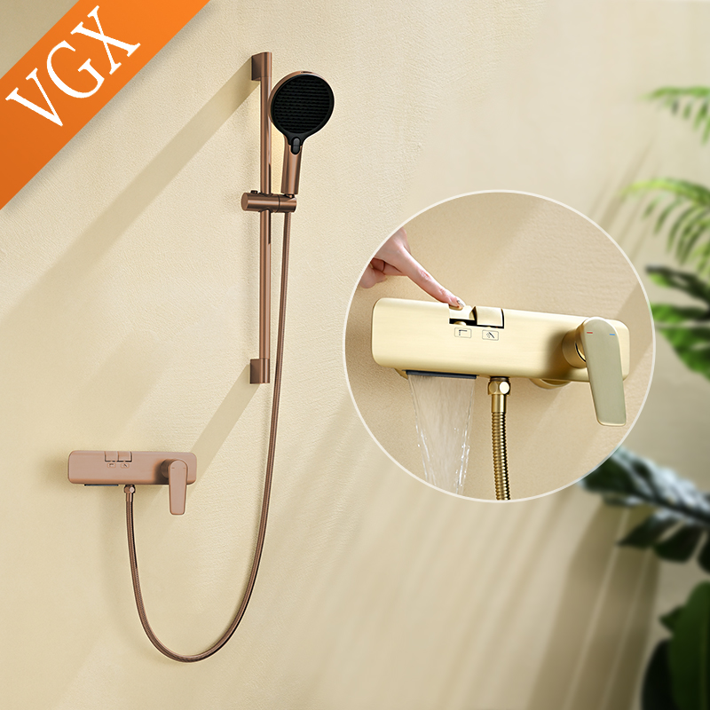 طقم دش بسيط VGX مع قضيب رفع، ص - مراجعة Home Bathroom Faucets وسعره