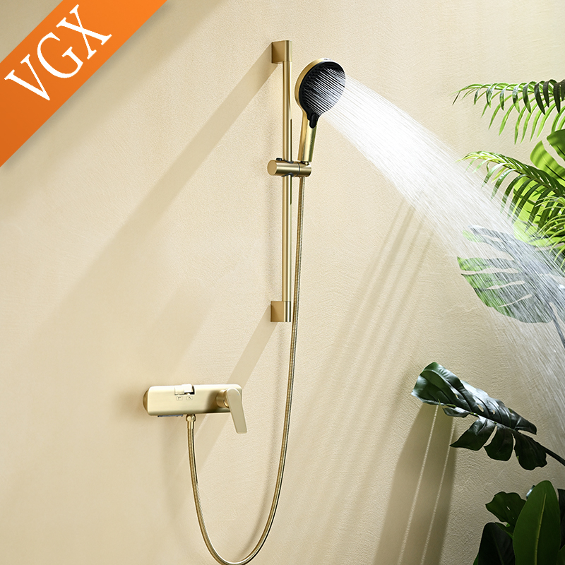 طقم دش بسيط VGX مع قضيب رفع، ص - مراجعة Home Bathroom Faucets وسعره