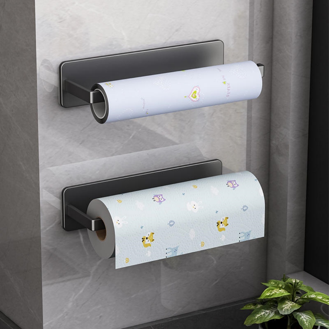 حامل مناديل ورقية مثبت على الح - مراجعة Home Essentials Bathroom Rack وسعره
