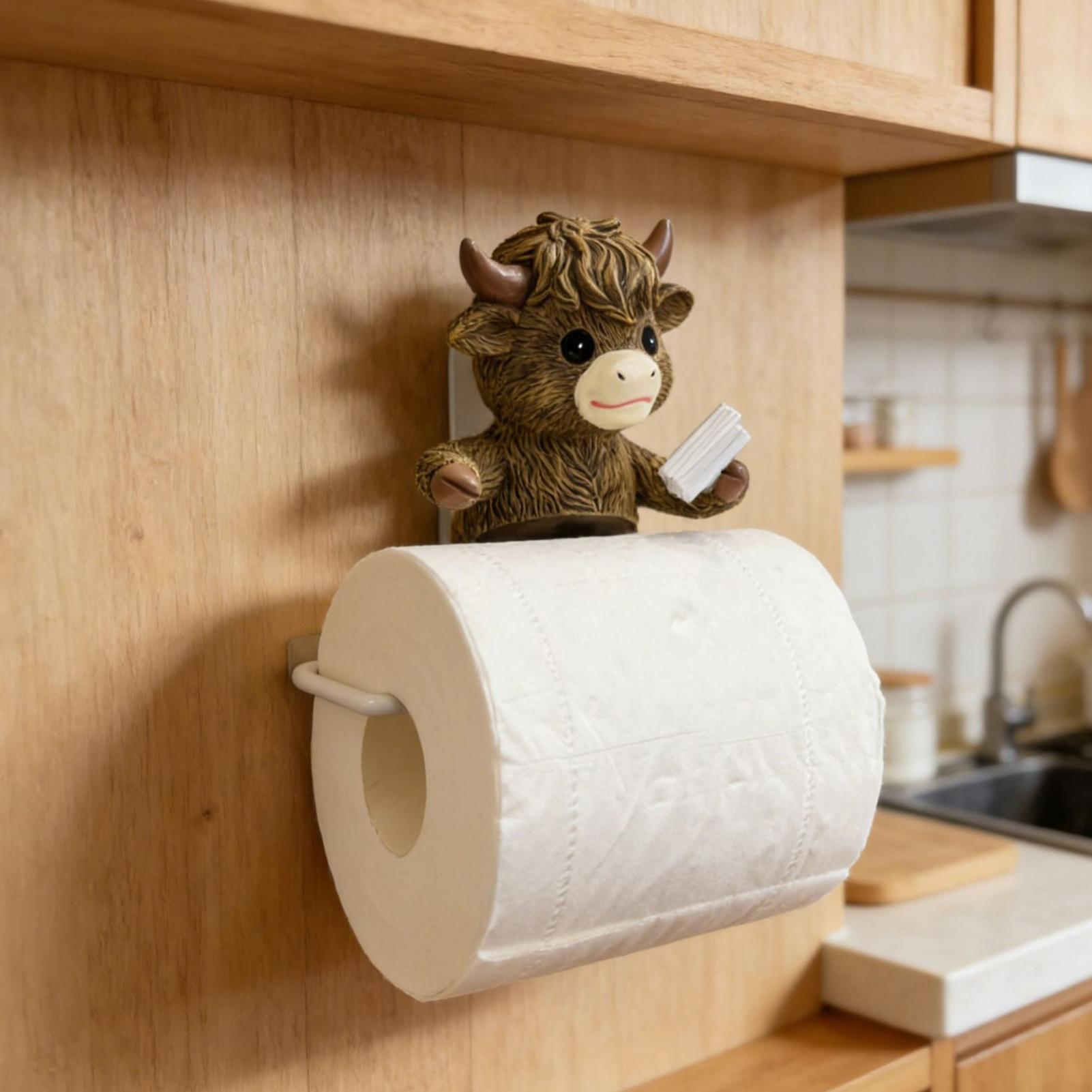 حامل مناديل ورقية ريفي، حامل و - مراجعة Home Bathroom Paper Towel Holder وسعره