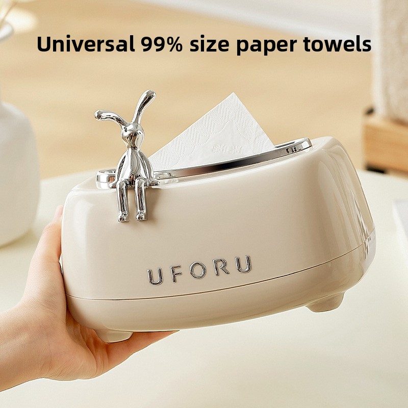 صندوق مناديل متعدد الوظائف من  - مراجعة Home Bathroom Paper Towel Holder وسعره