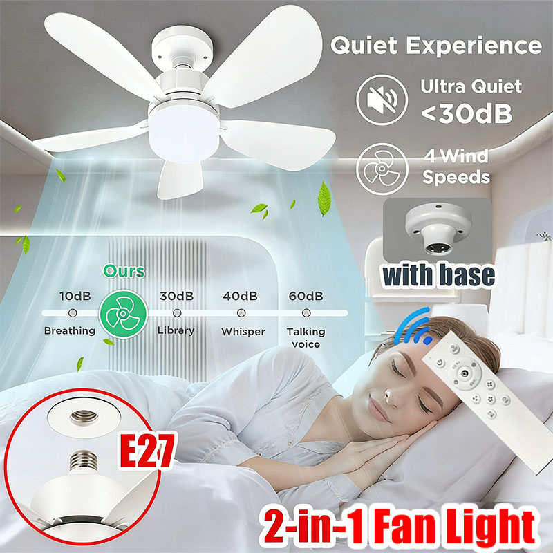 E27 المسمار مروحة السقف الخفيف - مراجعة Home Bathroom Fan وسعره