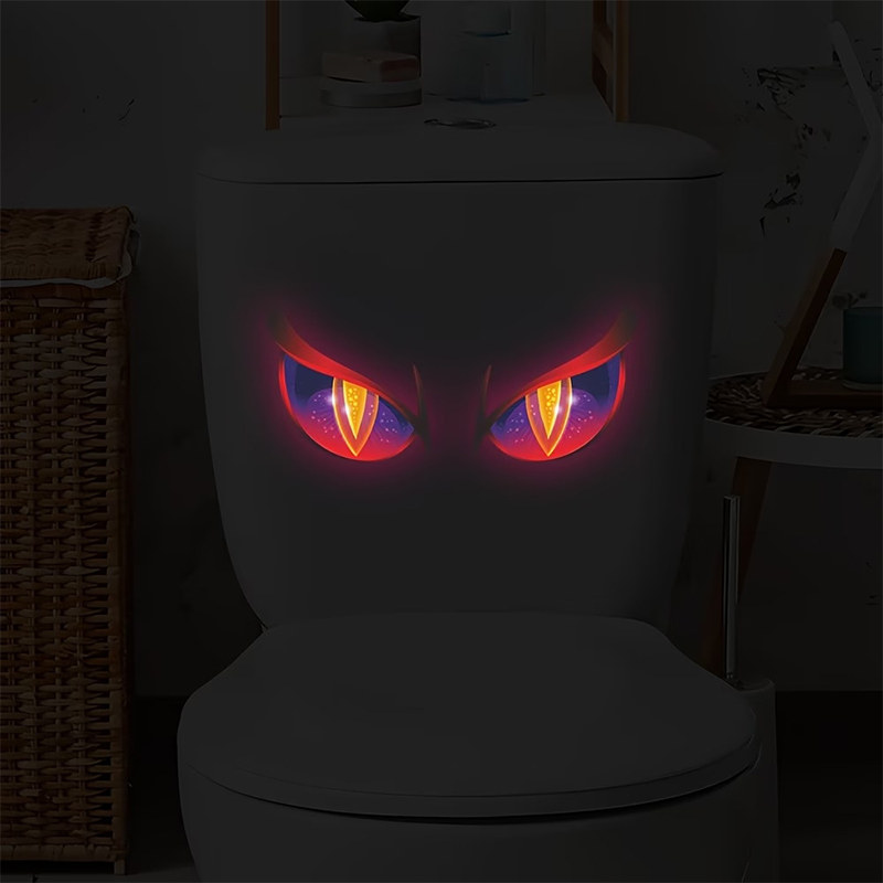ملصق حمام بتصميم عين الشيطان ا - مراجعة Jet Home Bathroom وسعره