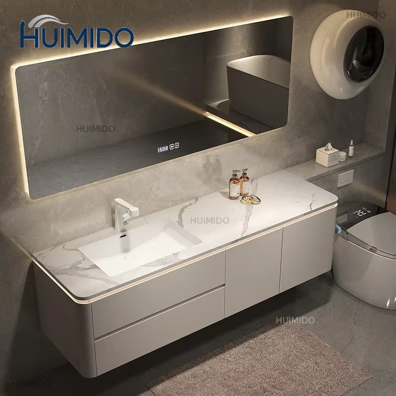 خزانة حمام خشبية فاخرة متعددة  - مراجعة Home Bathroom Vanity Combo وسعره