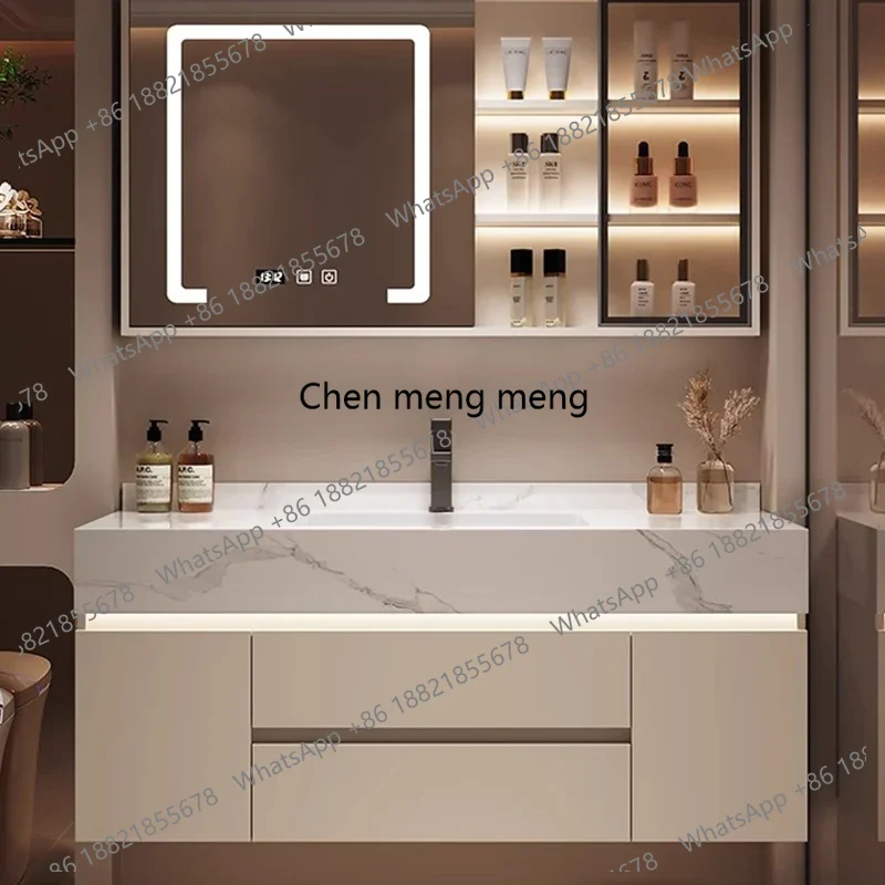 B567 خزانة حمام فاخرة مع أرفف  - مراجعة Home Bathroom Vanity Combo وسعره