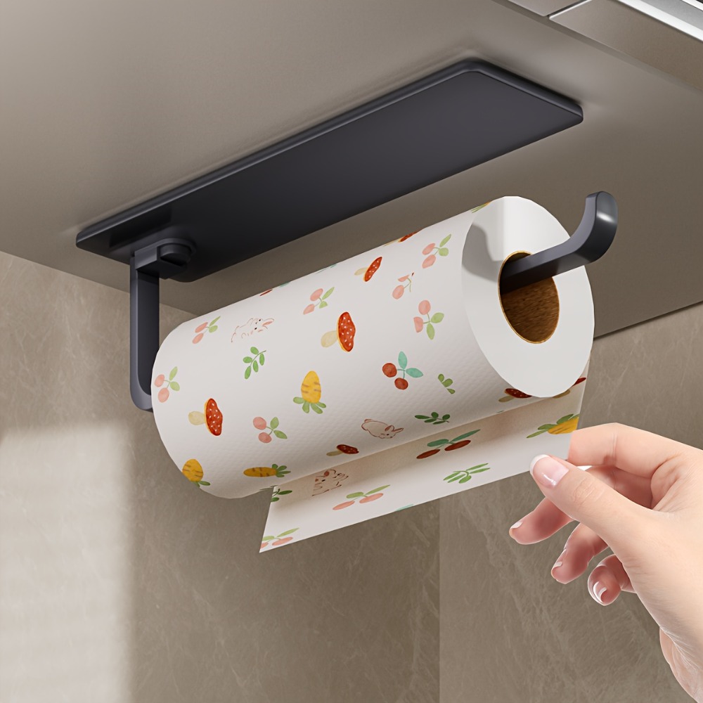 حامل مناشف المطبخ - موزع منادي - مراجعة Home Bathroom Paper Towel Holder وسعره