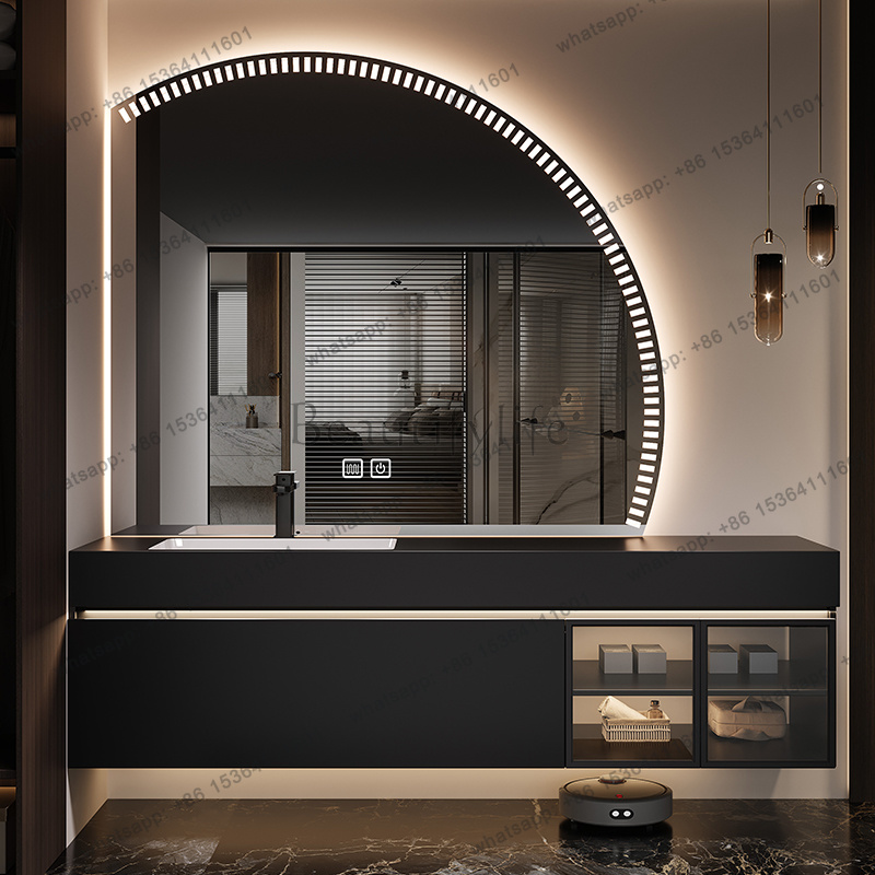 LJYOrganizer خزانة حمام عصرية  - مراجعة Home Bathroom Vanity Combo وسعره