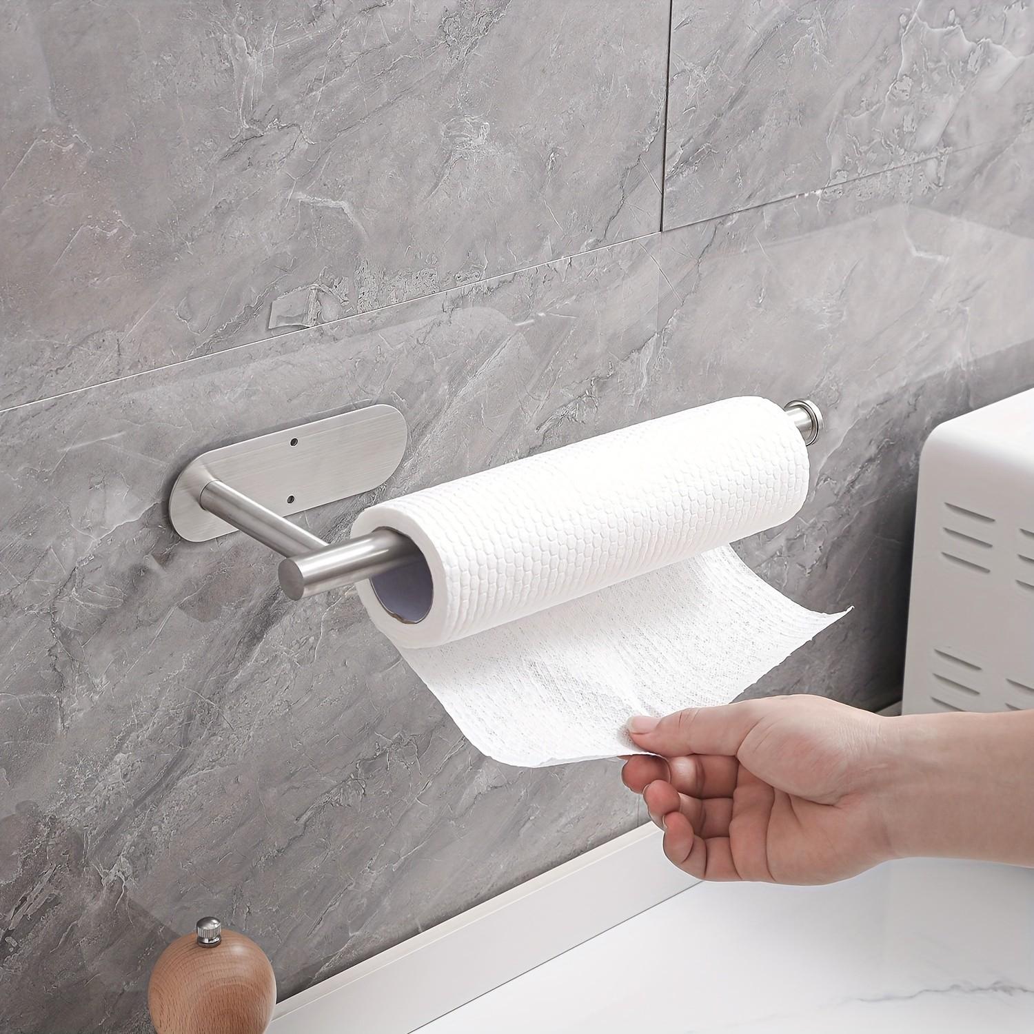 حامل مناشف من الفولاذ المقاوم  - مراجعة Home Bathroom Paper Towel Holder وسعره