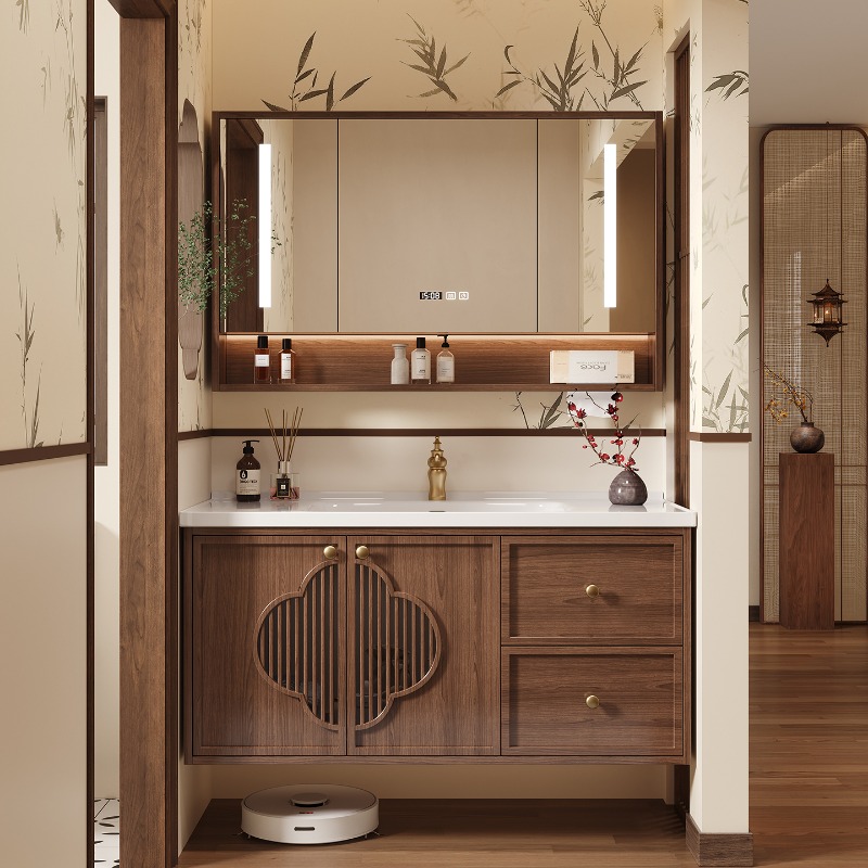الفاخرة الحديثة خزانة أدراج ال - مراجعة Home Bathroom Vanity Combo وسعره