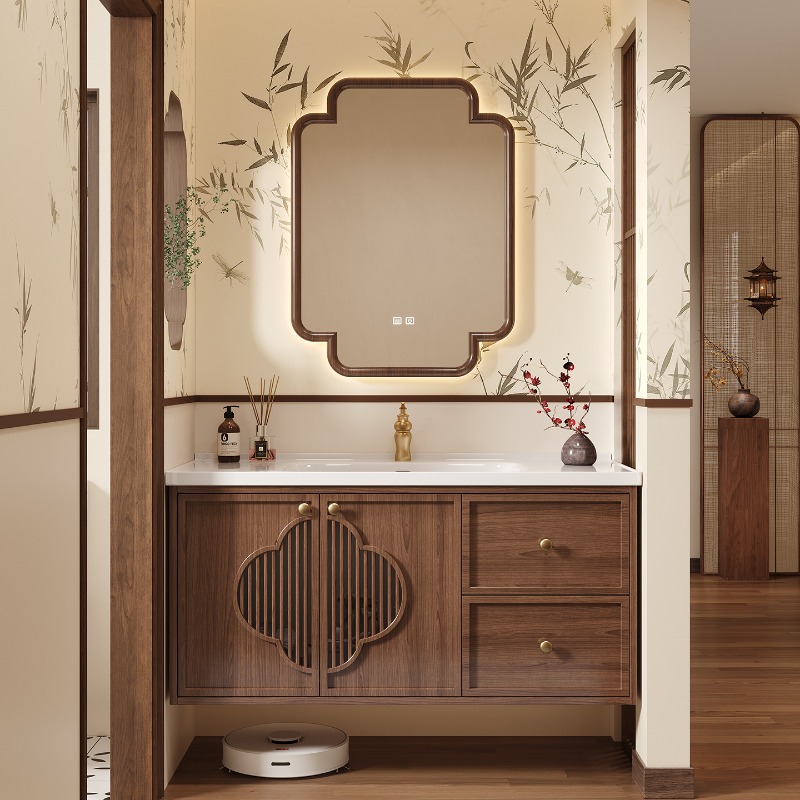 الفاخرة الحديثة خزانة أدراج ال - مراجعة Home Bathroom Vanity Combo وسعره
