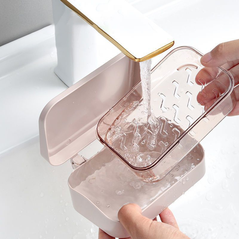 1 قطعة صحن صابون الحمام مع غطا - مراجعة Jet Home Bathroom وسعره