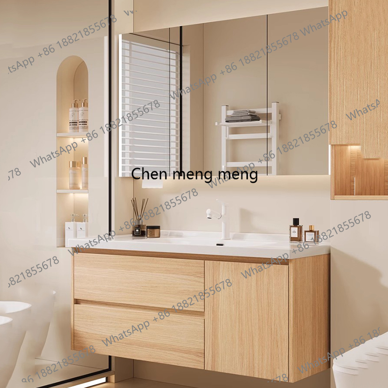 منظم تخزين B567، خزانة حمام، أ - مراجعة Home Bathroom Vanity Combo وسعره
