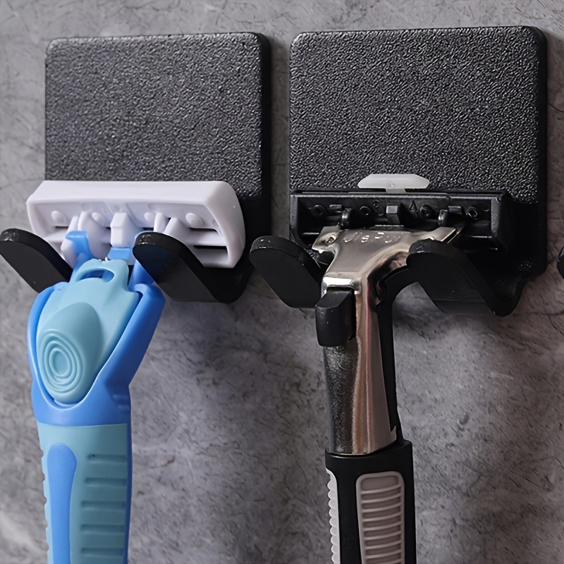 حامل شفرات الحلاقة بدون ثقب -  - مراجعة Home Essentials Bathroom Rack وسعره