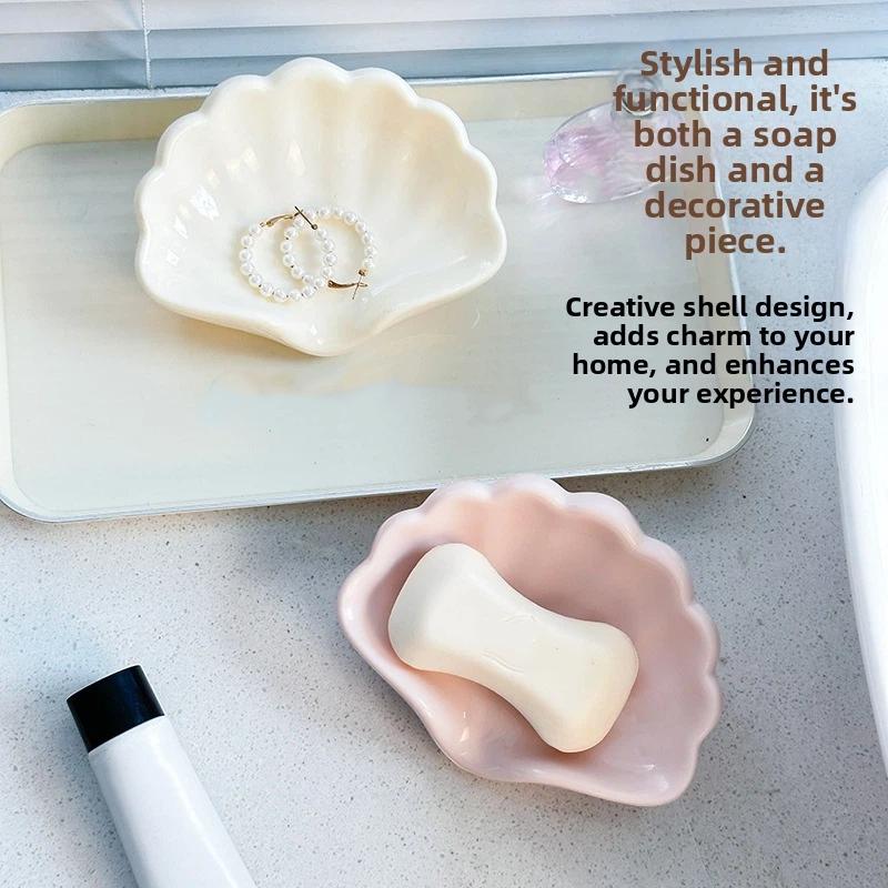 طبق صابون سيراميك بتصميم قلب و - مراجعة Home Bathroom Vanity وسعره