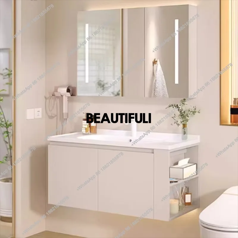 A17 مرآة المرحاض خزانة حمام من - مراجعة Home Bathroom Vanity Combo وسعره