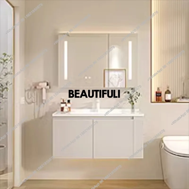 A17 مرآة المرحاض خزانة حمام من - مراجعة Home Bathroom Vanity Combo وسعره