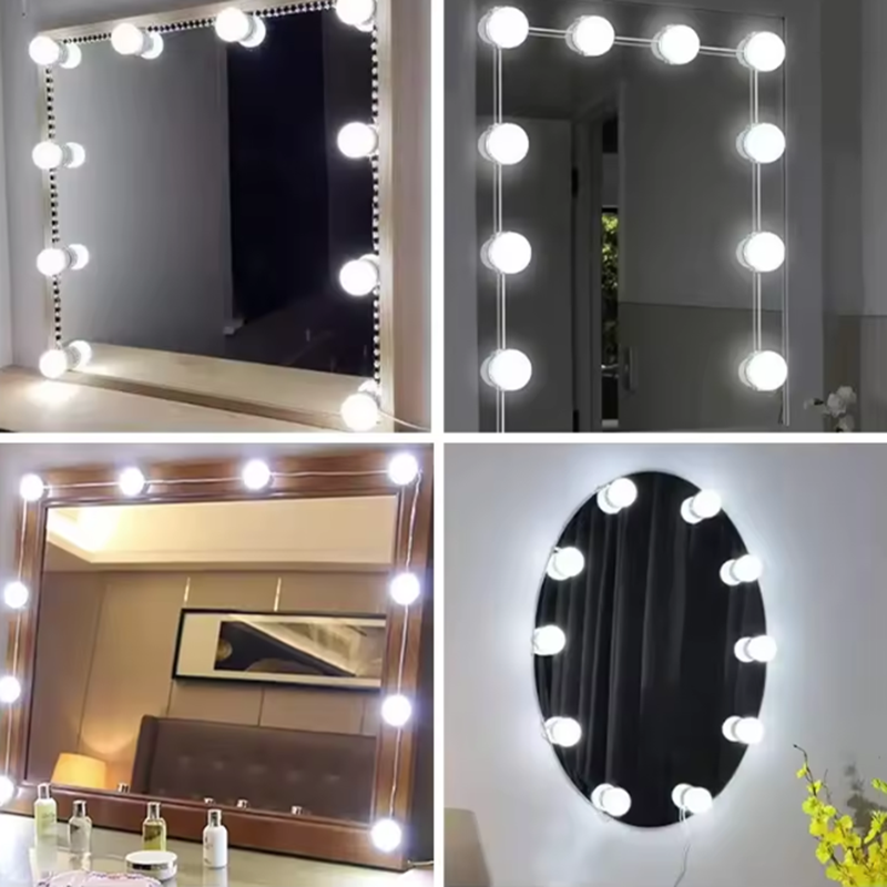 أضواء مرآة التجميل LED على طرا - مراجعة Home Bathroom Vanity وسعره