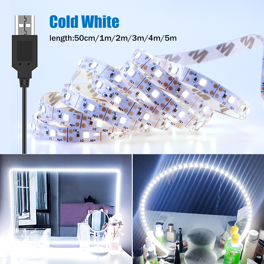 DC5V LED مرآة لوضع مساحيق التج - مراجعة Home Bathroom Vanity وسعره