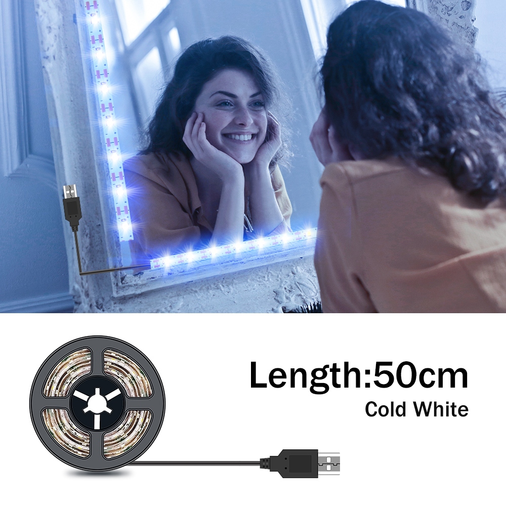 DC5V LED مرآة لوضع مساحيق التج - مراجعة Home Bathroom Vanity وسعره