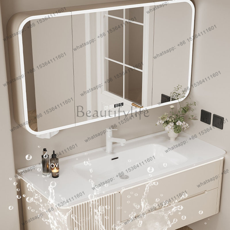 خزانة حمام فاخرة وعصرية من LJY - مراجعة Home Bathroom Vanity Combo وسعره