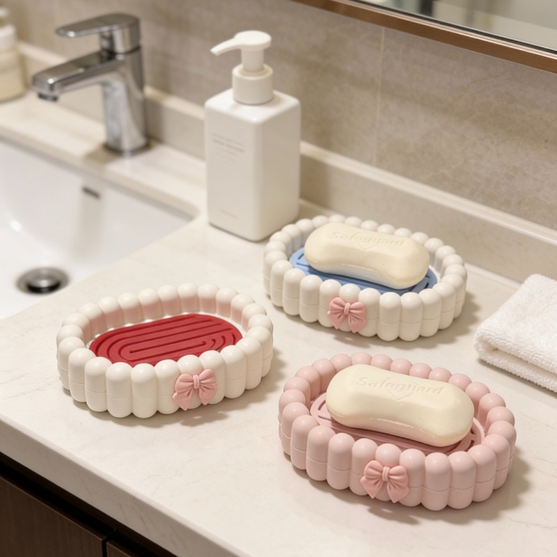 صندوق صابون للحمام المنزلي، رف - مراجعة Home Essentials Bathroom Rack وسعره