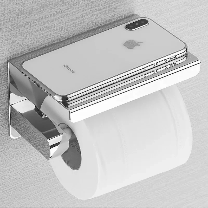 حامل ورق الحمام من الفولاذ الم - مراجعة Home Bathroom Paper Towel Holder وسعره