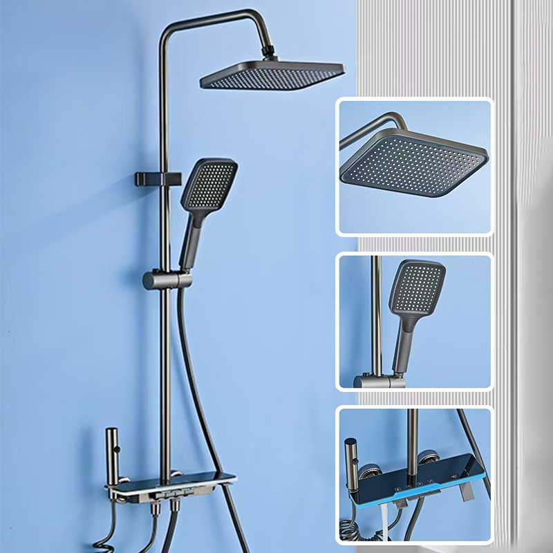 مجموعة رأس الدش كاملة من النحا - مراجعة Home Bathroom Faucets وسعره