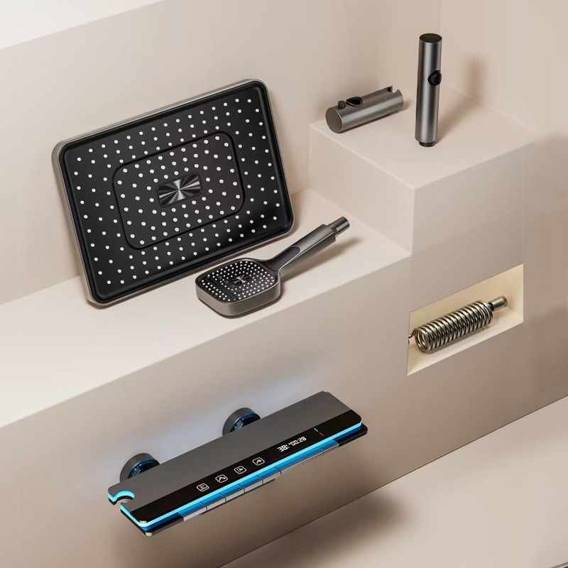 مجموعة رأس الدش كاملة من النحا - مراجعة Home Bathroom Faucets وسعره